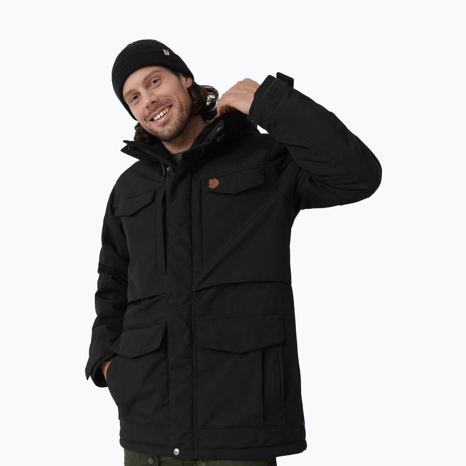 Мъжки пухени якета Fjällräven Nuuk Parka black F86668