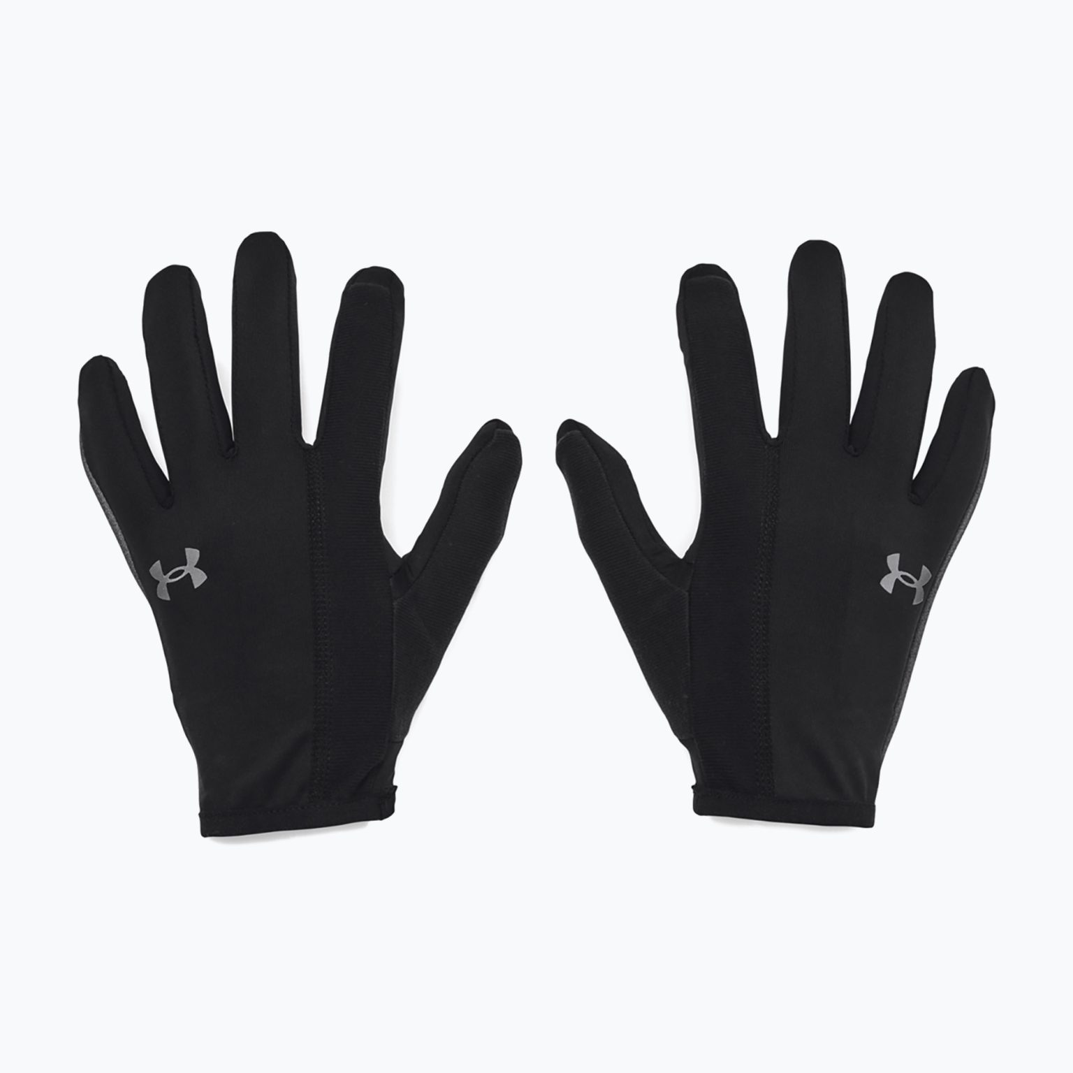 Мъжки светлоотразителни ръкавици за бягане Under Armour Storm Run Liner black/black