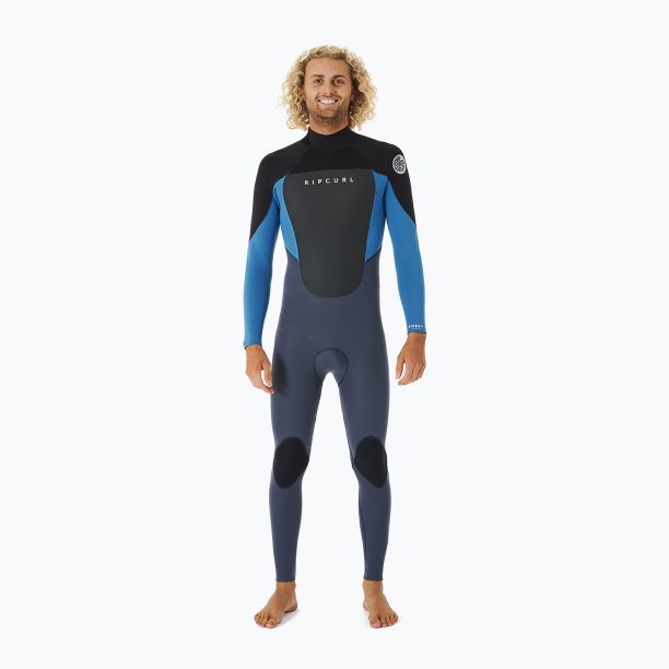 Мъжки скафандър за плуване Rip Curl Omega 5/3 mm GB B/Zip 70 сиво-син 113MFS