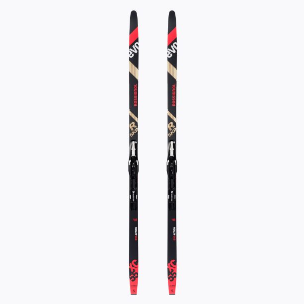 Мъжки ски за ски бягане Rossignol Evo XC 55 R-Skin + Control SI red/black