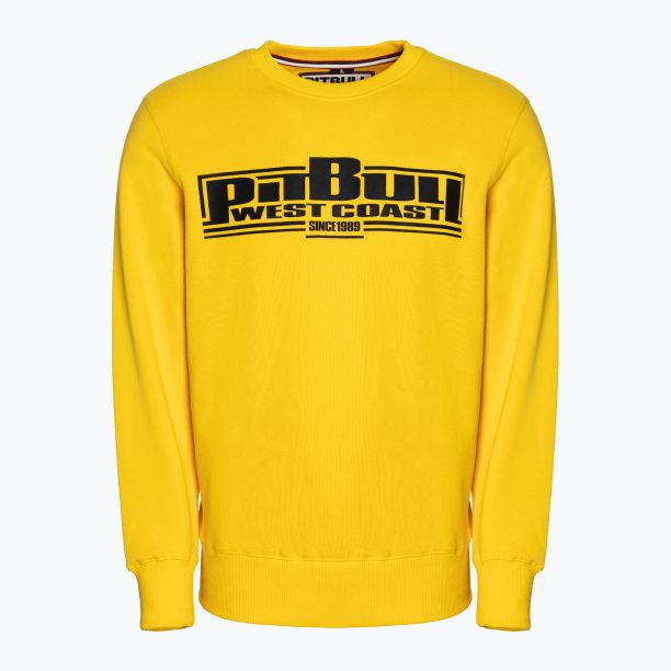 Мъжки суитшърт Pitbull West Coast Crewneck Classic Boxing 21 yellow