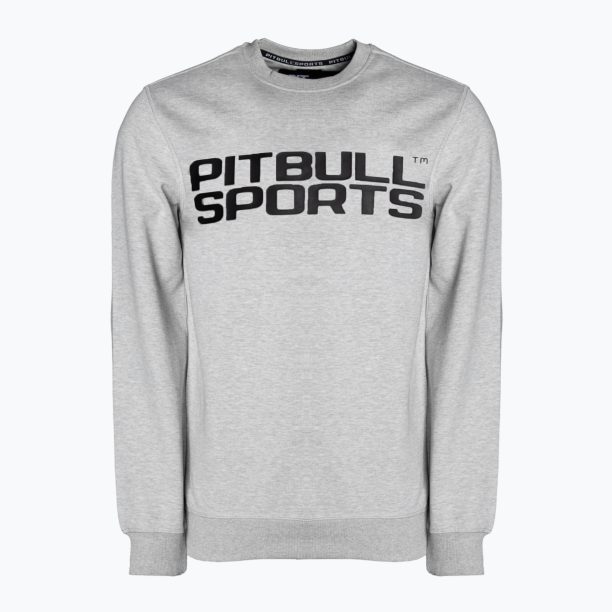 Мъжки суитшърт Pitbull West Coast Crewneck Fern grey/melange