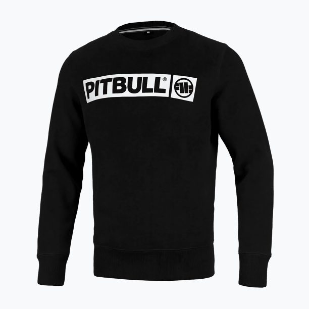 Мъжки суитшърт Pitbull West Coast Crewneck Hilltop Terry Group black