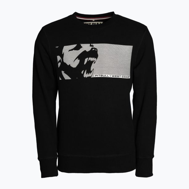 Мъжки суитшърт Pitbull West Coast Crewneck Raster Dog black