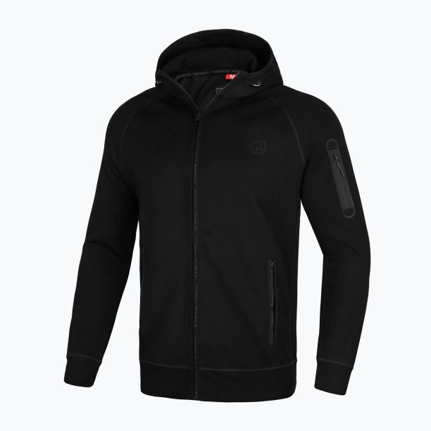 Мъжки суитшърт Pitbull West Coast Hermes Hooded Zip black