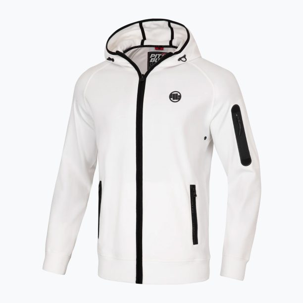 Мъжки суитшърт Pitbull West Coast Hermes Hooded Zip off white