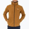 Мъжки суитшърт Salewa Nuvolo EN от полар golden brown melange