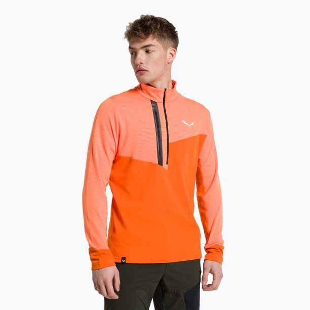 Мъжки суитшърт Salewa Vajolet orange fleece 00-0000027887