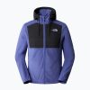 Мъжки суитшърт The North Face Homesafe с цял цип и полар cave blue/black