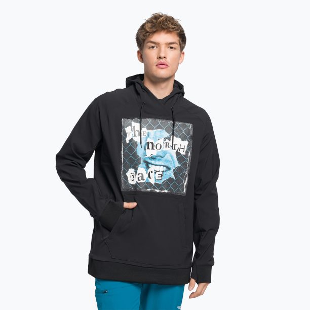 Мъжки суитшърт The North Face Printed Tekno Hoodie black NF0A7ZUHKY41