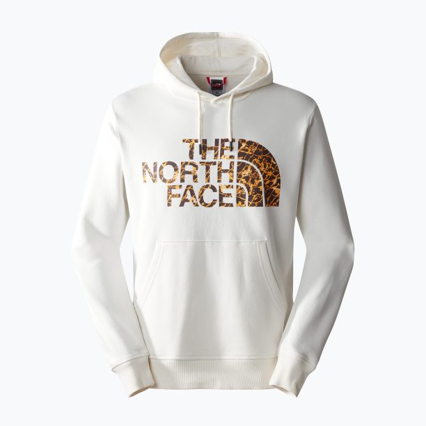 Мъжки суитшърт The North Face Standard gardenia white/coal brown water distortion print