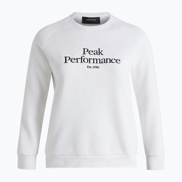 Мъжки суитшърт за трекинг Peak Performance Original Crew Off White G77752320