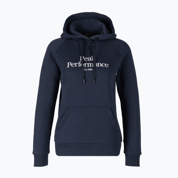 Мъжки суитшърт за трекинг Peak Performance Original Hood navy blue G77747010