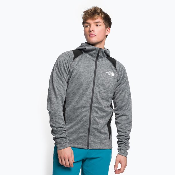 Мъжки суитшърт за трекинг The North Face AO Midlayer FZ Hoodie grey NF0A5IMGYLM1