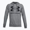 Мъжки суитшърт за тренировки Under Armour Rival Fleece Big Logo HD тъмно сив 1357093-012