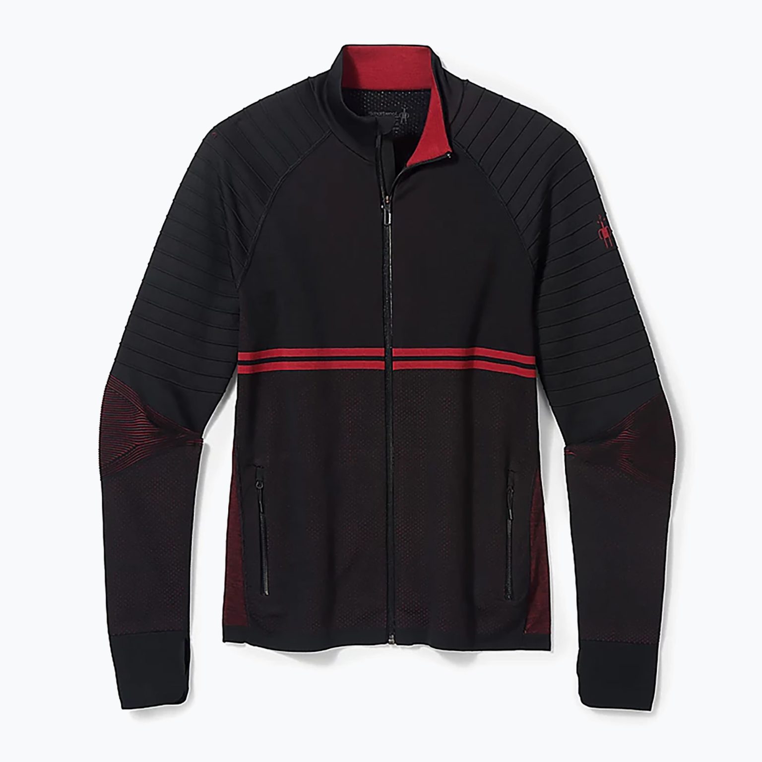 Мъжки термален пуловер Smartwool Intraknit Merino Tech Full Zip black 16671