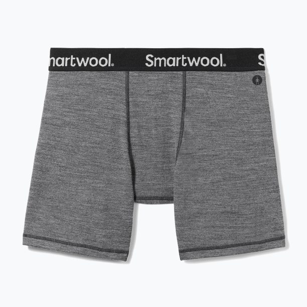 Мъжки термални боксерки Smartwool Brief Boxed medium gray heather