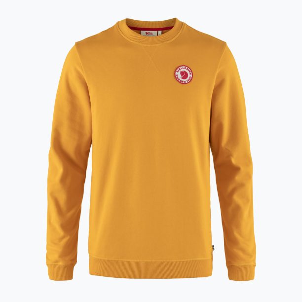 Мъжки трекинг суитчър Fjällräven 1960 Logo Badge Sweater 161 mustard yellow