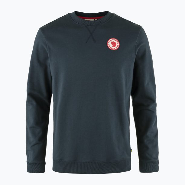 Мъжки трекинг суитчър Fjällräven 1960 Logo Badge Sweater 555 dark navy