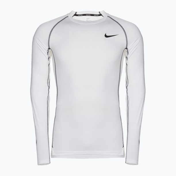 Мъжки тренировъчен потник с дълъг ръкав Nike Pro Dry-Fit Tight Top white DD1990-100