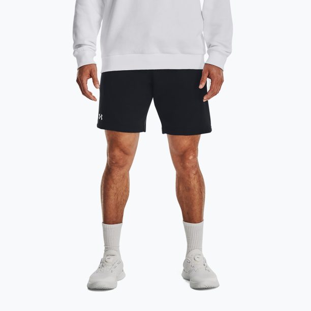 Мъжки тренировъчни шорти Under Armour Rival Fleece black/white