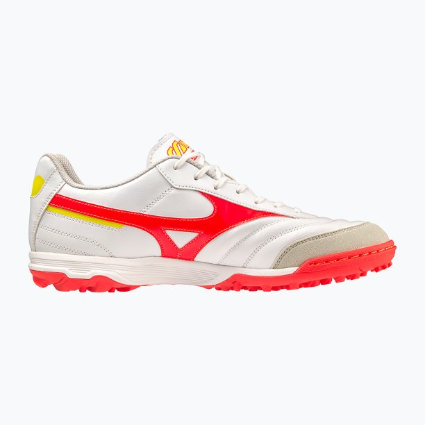 Мъжки футболни обувки Mizuno Morelia Sala Classic TF white/flery coral2/bolt2