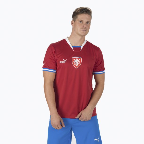 Мъжки футболни фланелки PUMA Facr Home Jersey Replica red 765865_01