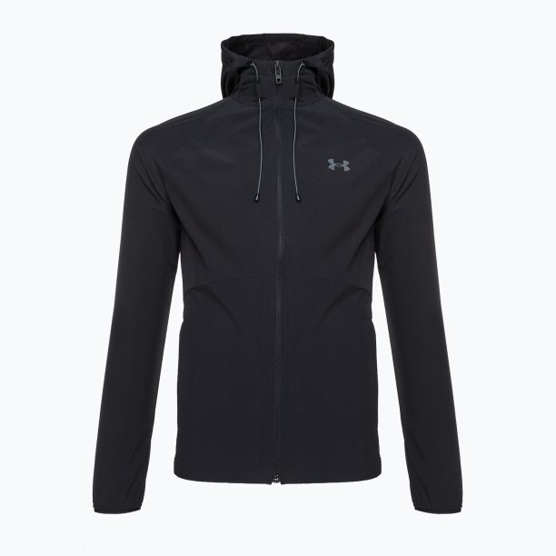 Мъжки якета Under Armour Stretch Woven Windbreaker за тренировки black 1377171