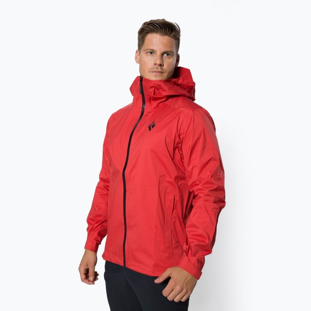 Мъжко дъждобранно яке Black Diamond Stormline Stretch Red APCDT06040SML1