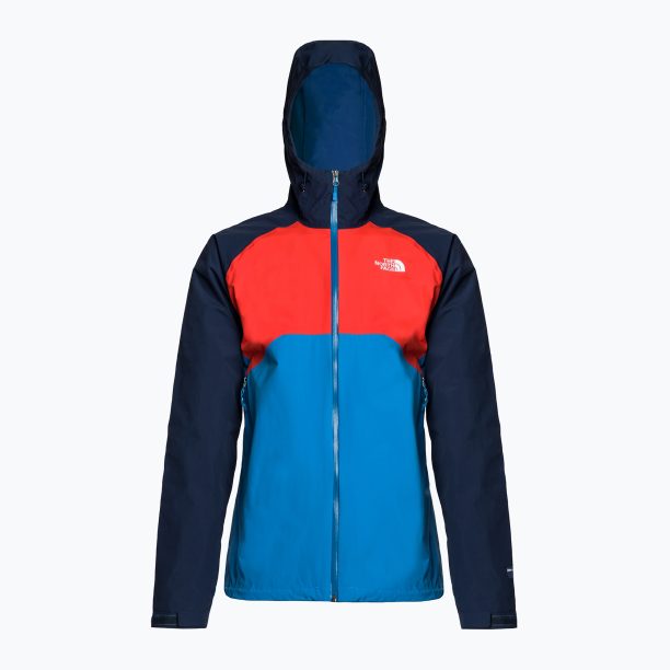 Мъжко дъждобранно яке The North Face Stratos тъмно синьо и червено NF00CMH9IM51