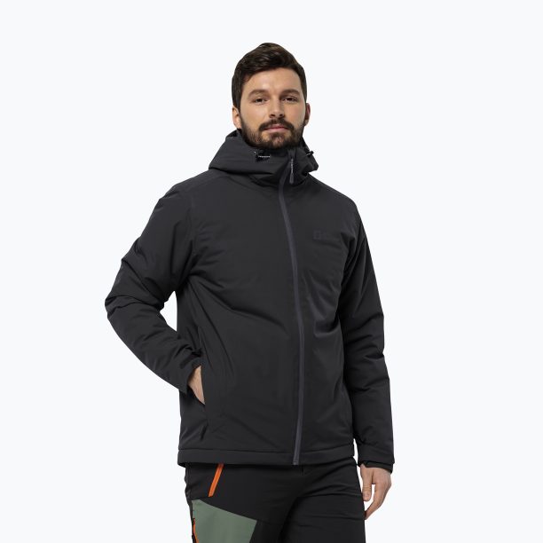 Мъжко дъждобранно яке Wisper Ins black на Jack Wolfskin