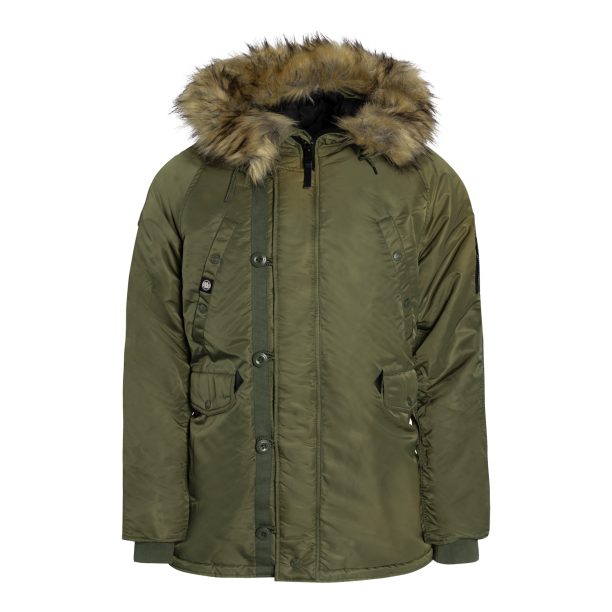 Мъжко зимно яке Pitbull West Coast Fur Parka Alder olive