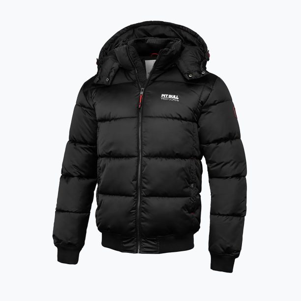 Мъжко зимно яке Pitbull West Coast Padded Hooded Walpen black