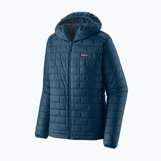 Мъжко изолирано яке Patagonia Nano Puff Hoody lagom blue