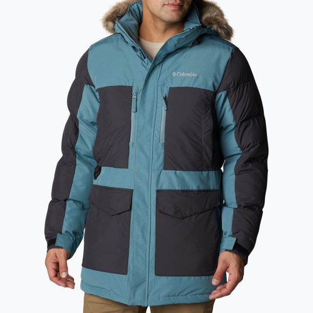 Мъжко пухено яке Columbia Marquam Peak Fusion Parka синьо 1957493