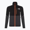 Мъжко ски яке The North Face Dawn Turn Hybrid Ventrix Hoodie asphalt grey/black/shocking orange