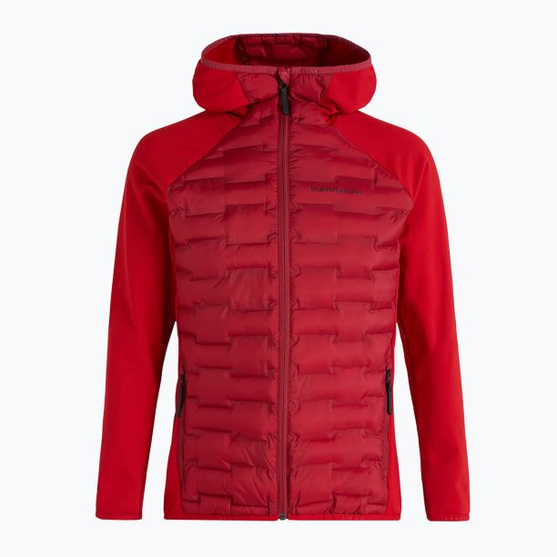 Мъжко яке Peak Performance Argon Hybrid Hood Jacket Red G77866120