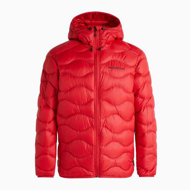 Мъжко яке Peak Performance Helium Down Hood Jacket Red G77849160