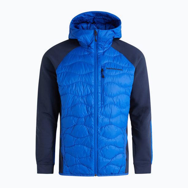 Мъжко яке Peak Performance Helium Down Hybrid Hood Jacket Blue G77855110