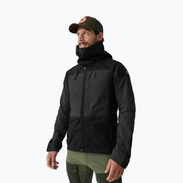 Мъжко яке за вятър Fjällräven Keb black F87211