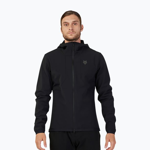 Мъжко яке за колоездене Fox Racing Ranger Fire Hoodie black