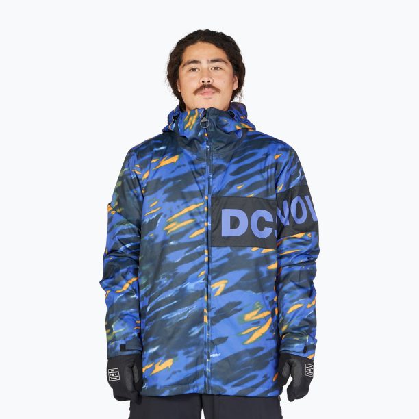 Мъжко яке за сноуборд DC Propaganda angled tie dye royal blue