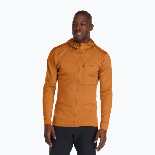 Мъжко яке за трекинг Rab Ascendor Hoody orange QFF-42