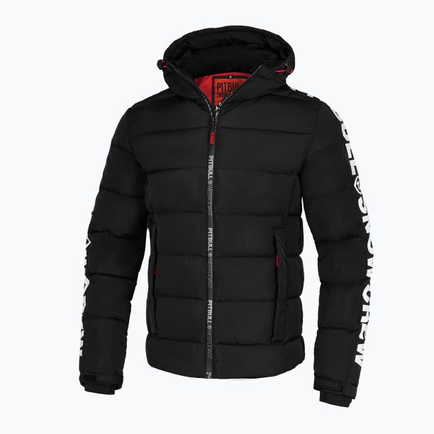 Мъжко яке с пух Pitbull West Coast Airway 4 Padded Hooded black