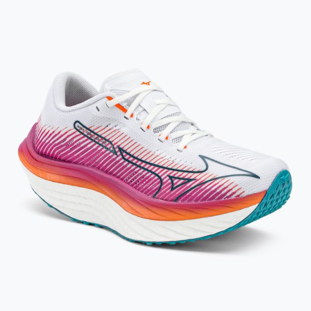 Обувки за бягане Mizuno Wave Rebellion Pro в бяло и розово J1GD231721