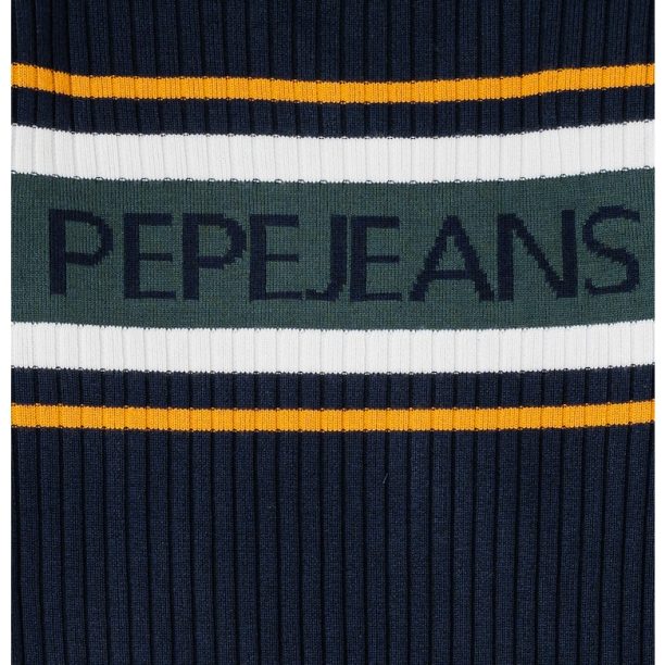 Плетена рокля с лого Pepe Jeans London