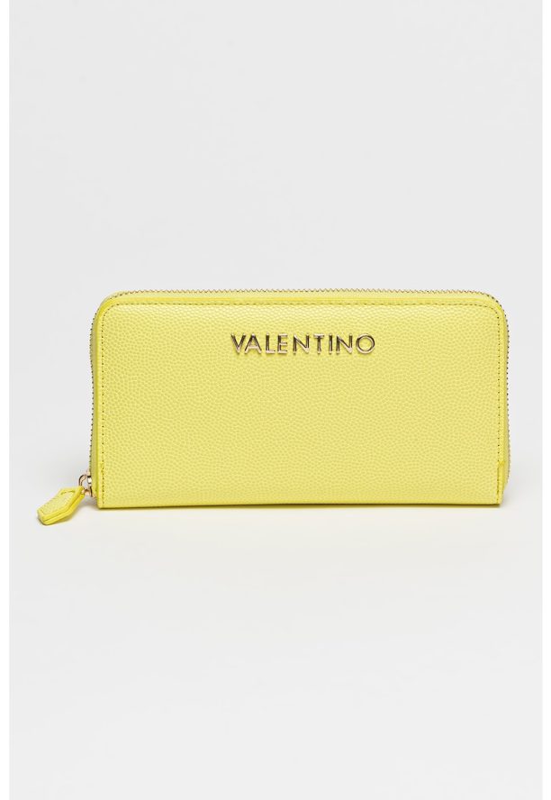 Портмоне Divina от еко кожа с метално лого Valentino Bags