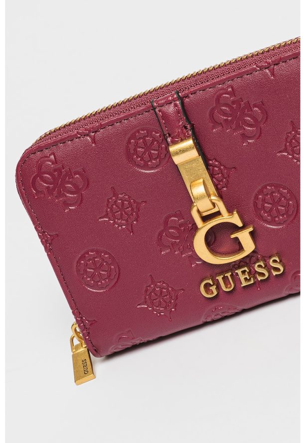 Портмоне James от еко кожа с монограм Guess