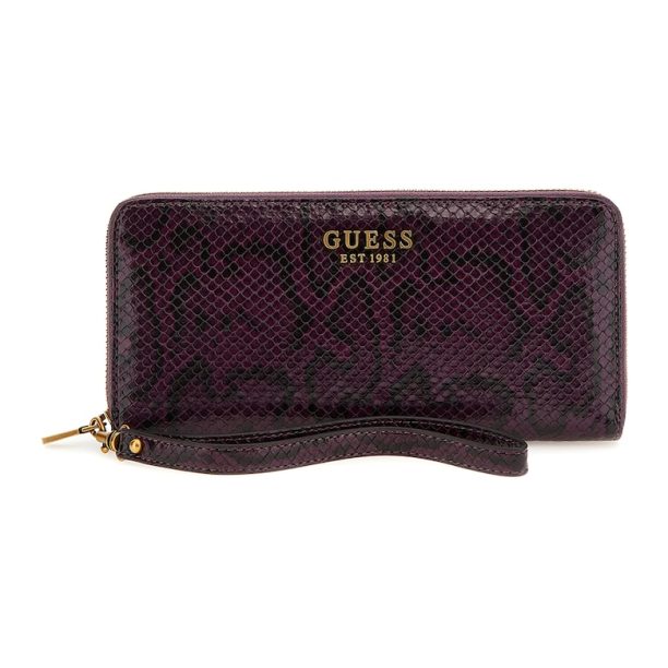 Портмоне Laurel с шагрен и цип Guess