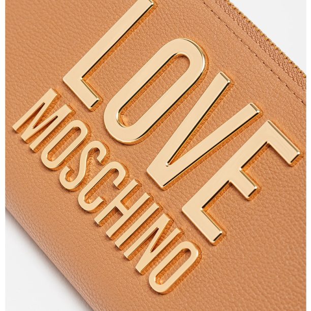 Портмоне от еко кожа с метално лого Love Moschino